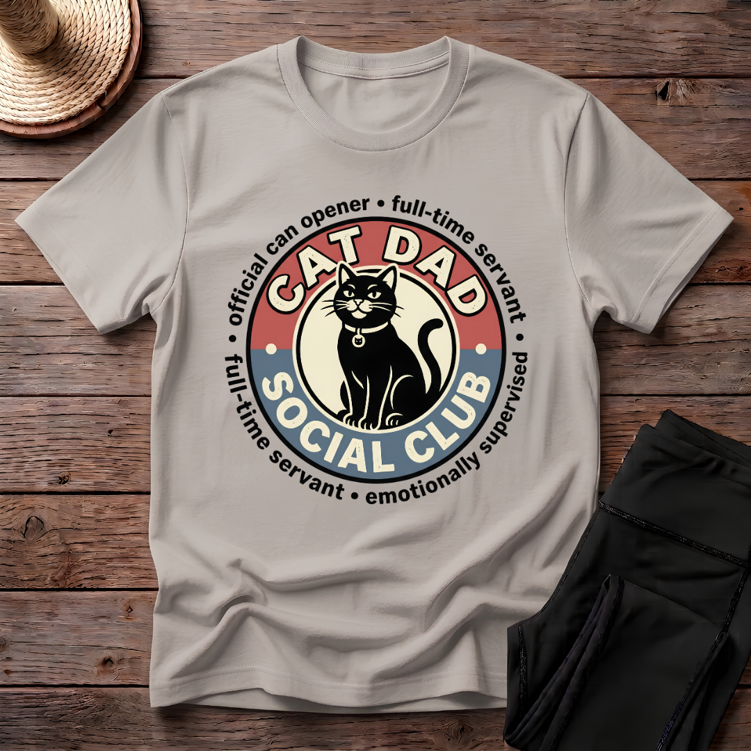 Cat Dad Social Club T-Shirt