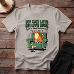 My Cat Lets Me Live Here T-Shirt