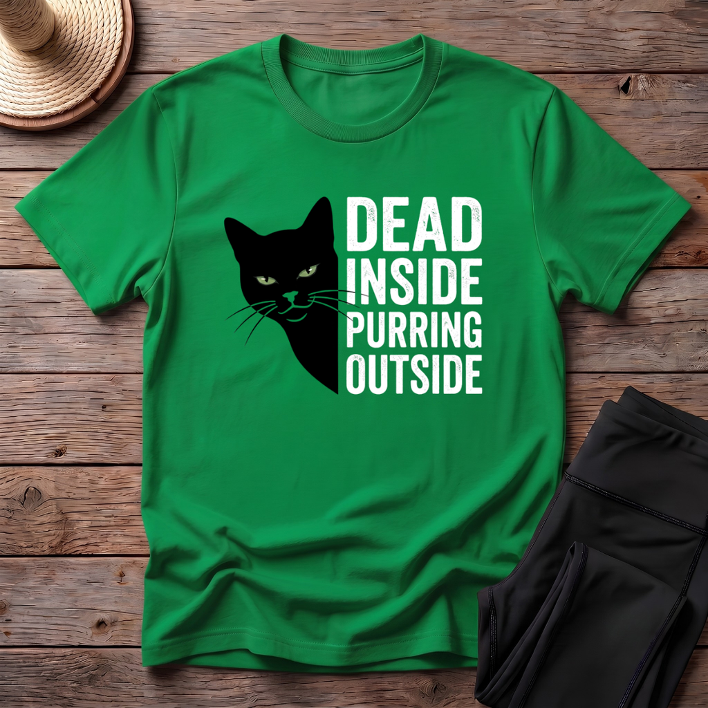 Dead Inside Purring Outside T-Shirt
