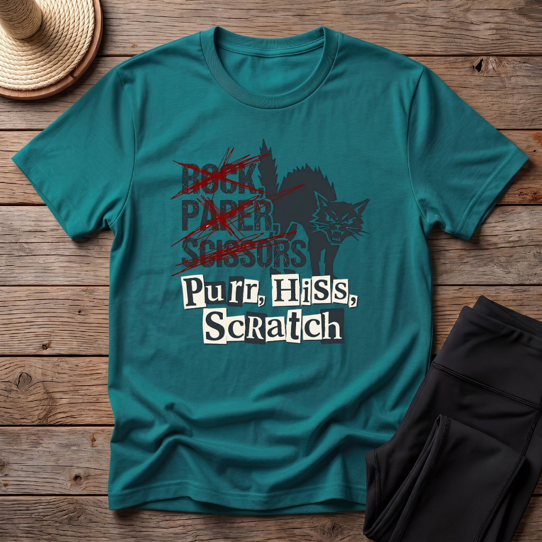 Purr Hiss Scratch T-Shirt