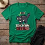 Social Battery: Hissing T-Shirt
