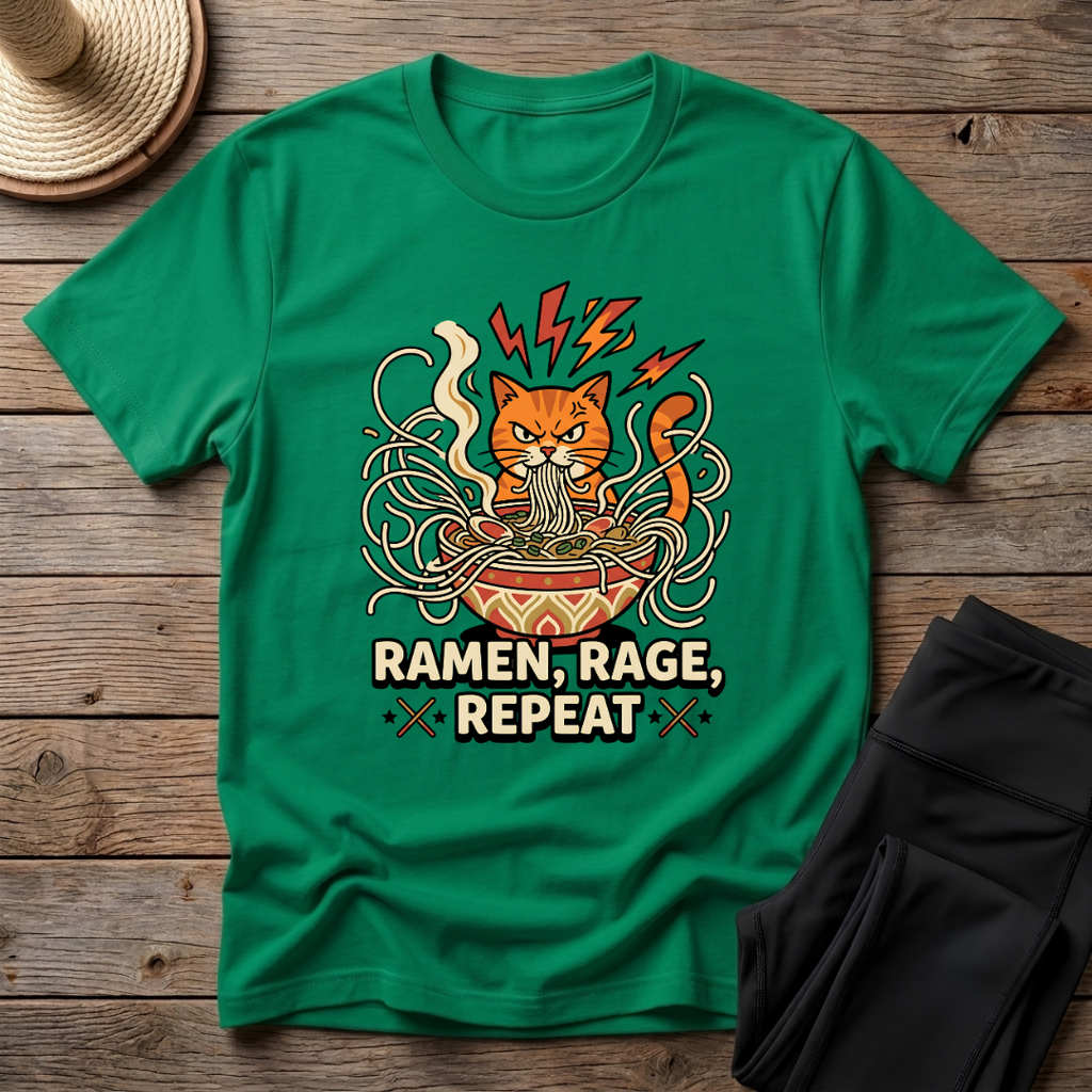 Ramen, Rage, Repeat T-Shirt