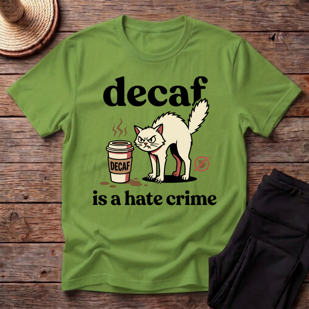 Decaf Is A Hate Crime T-Shirt