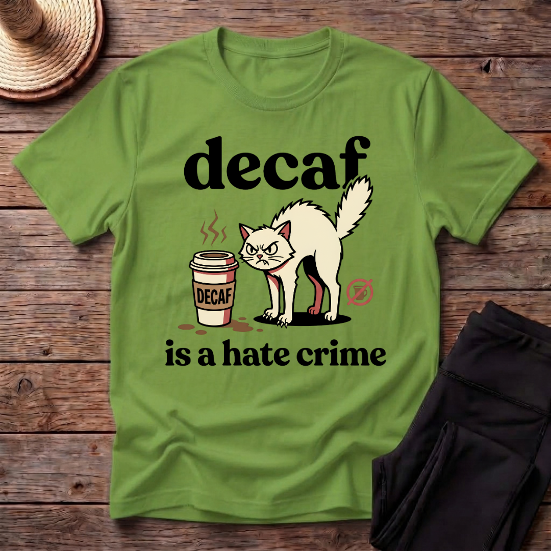 Decaf Is A Hate Crime T-Shirt