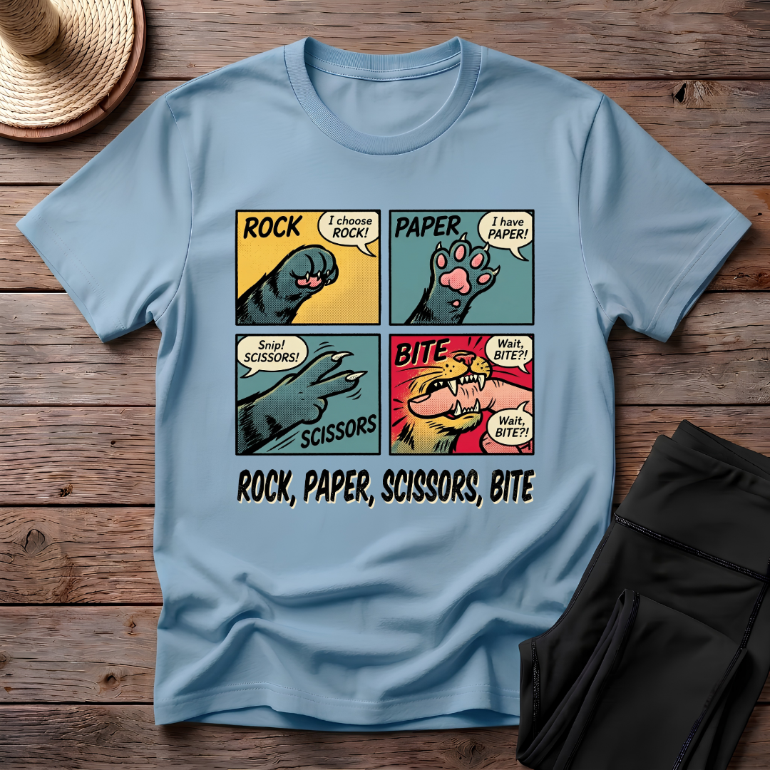 Rock Paper Scissors Bite T-Shirt