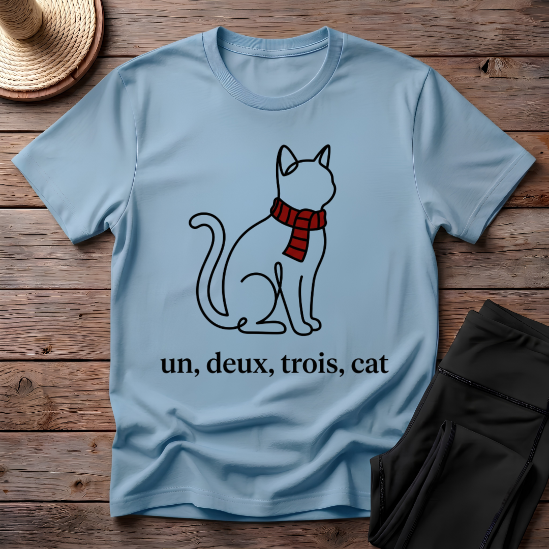 Un, Deux, Trois, Cat T-Shirt