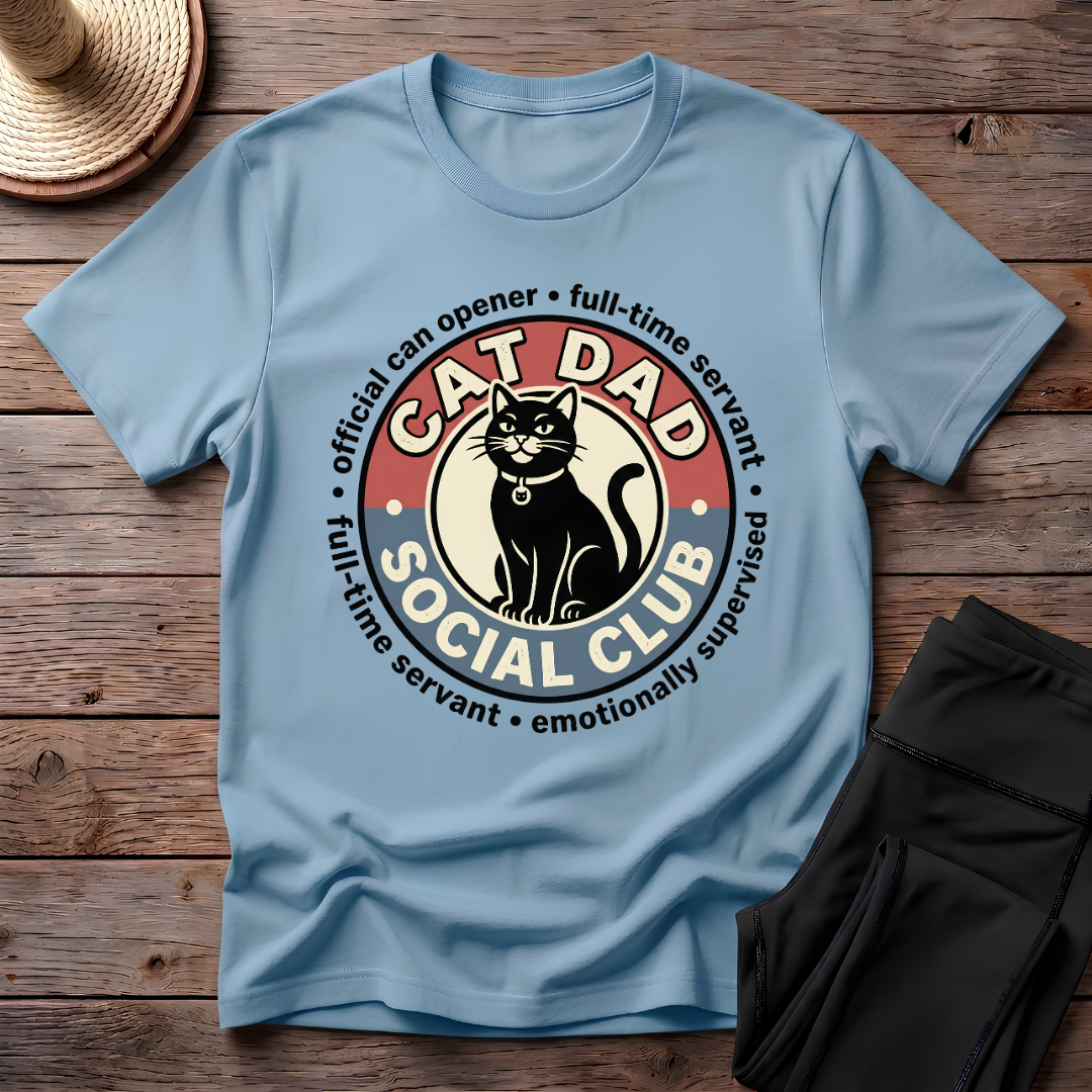 Cat Dad Social Club T-Shirt