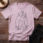 Cat Riding On Bigfoot T-Shirt