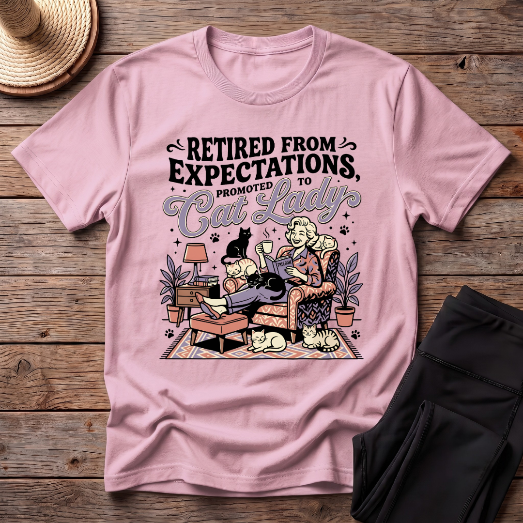 Promoted To Cat Lady T-Shirt