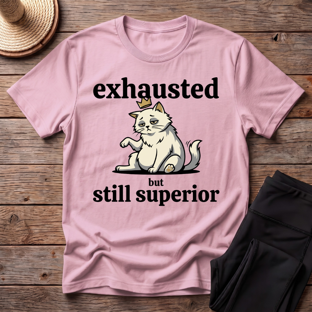 Exhausted But Still Superior T-Shirt