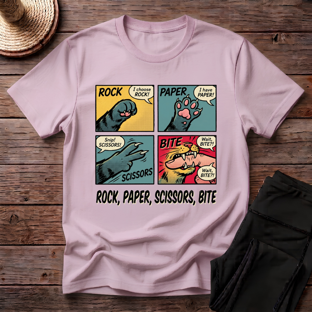 Rock Paper Scissors Bite T-Shirt