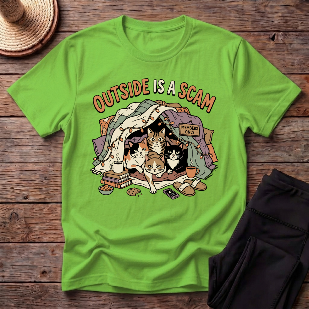 Outside Is A Scam T-Shirt