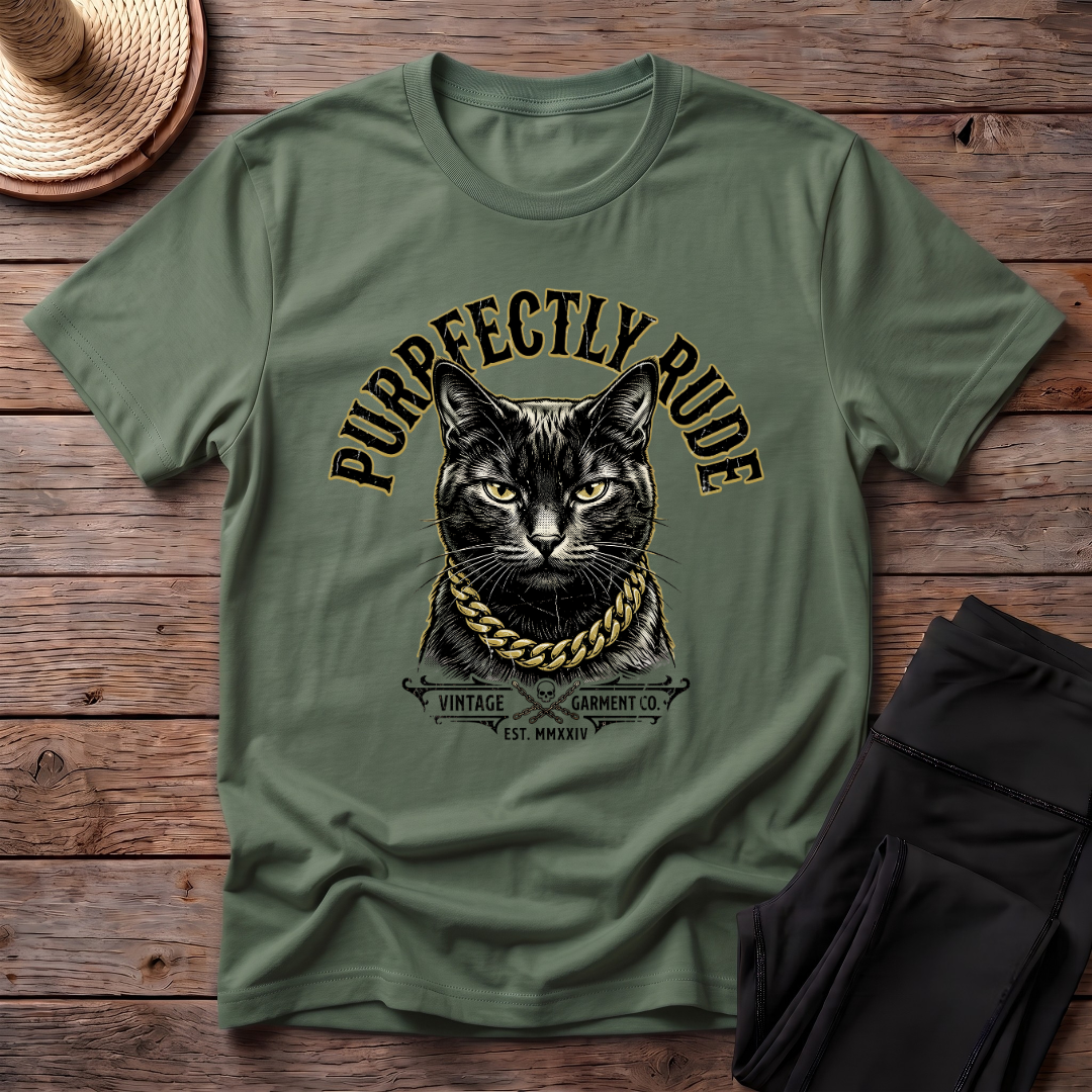 Purrfectly Rude T-Shirt