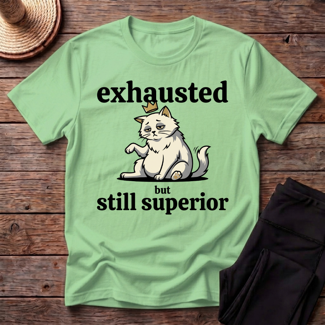 Exhausted But Still Superior T-Shirt
