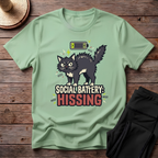 Social Battery: Hissing T-Shirt
