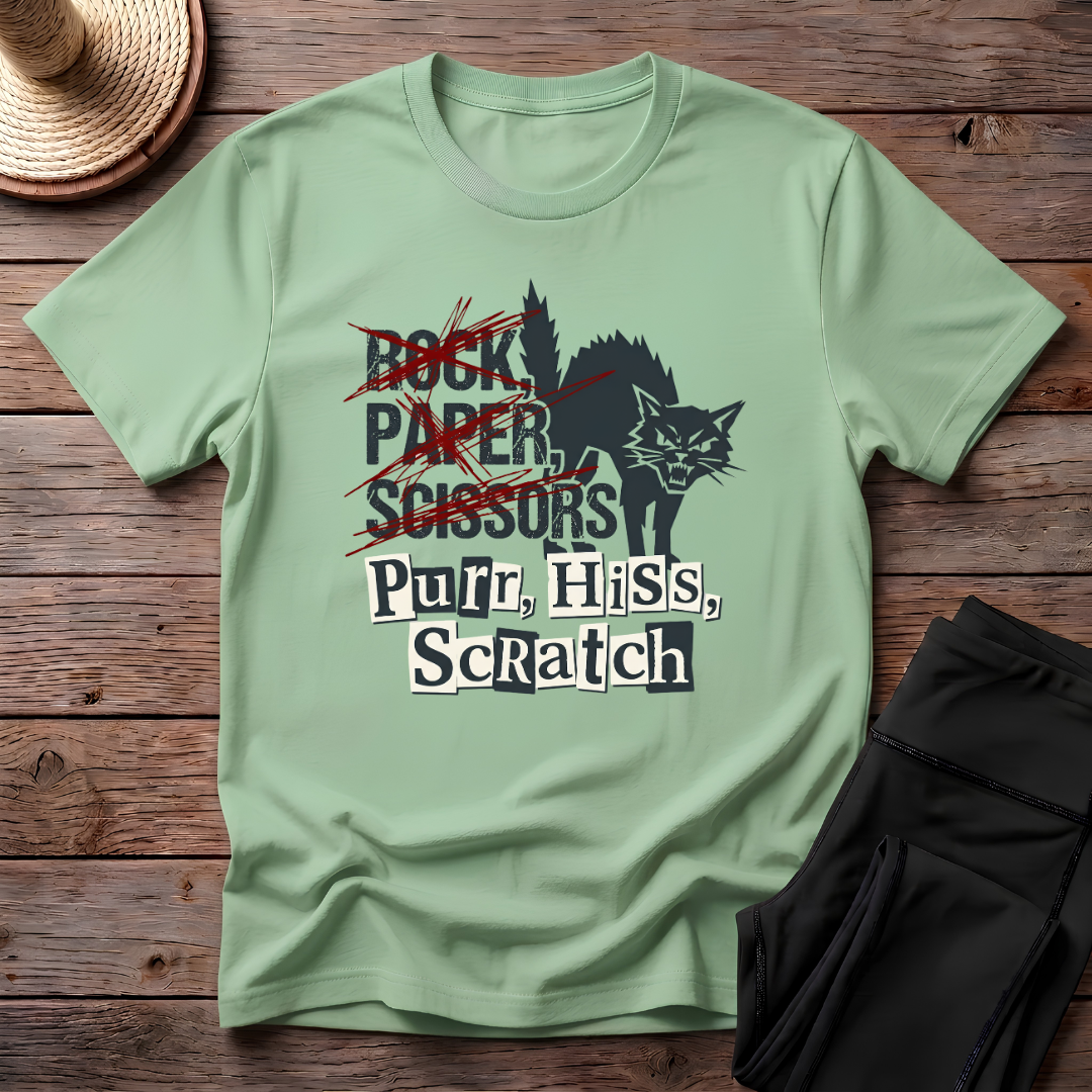 Purr Hiss Scratch T-Shirt