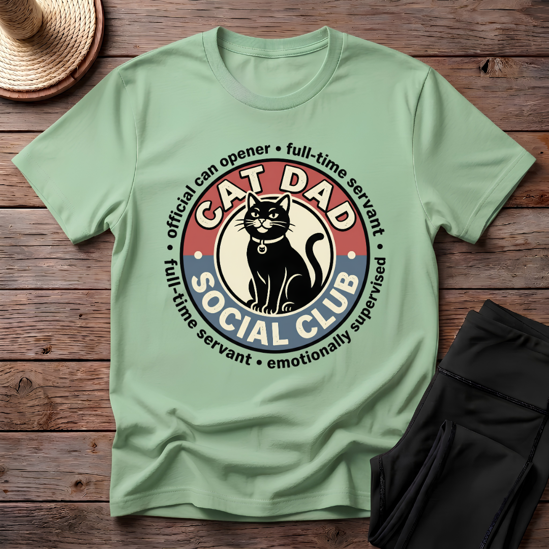 Cat Dad Social Club T-Shirt