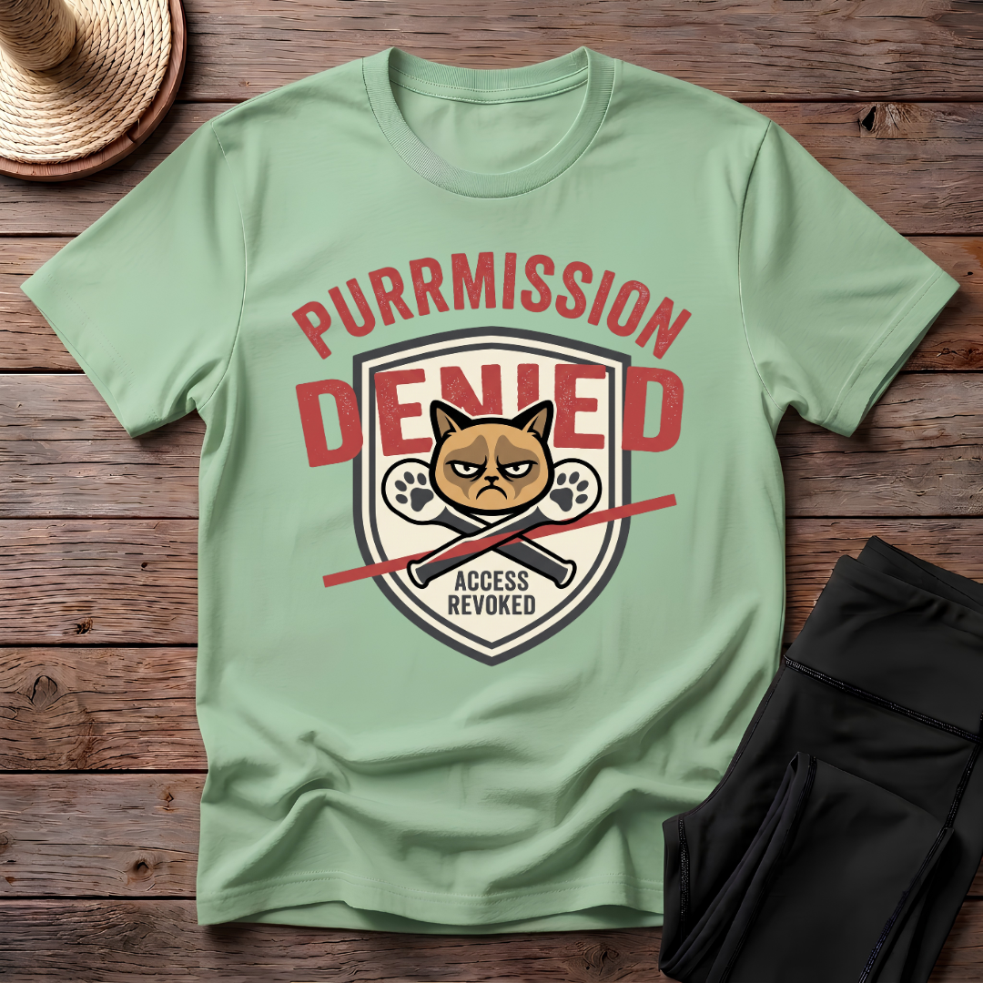 Purrmission Denied T-Shirt