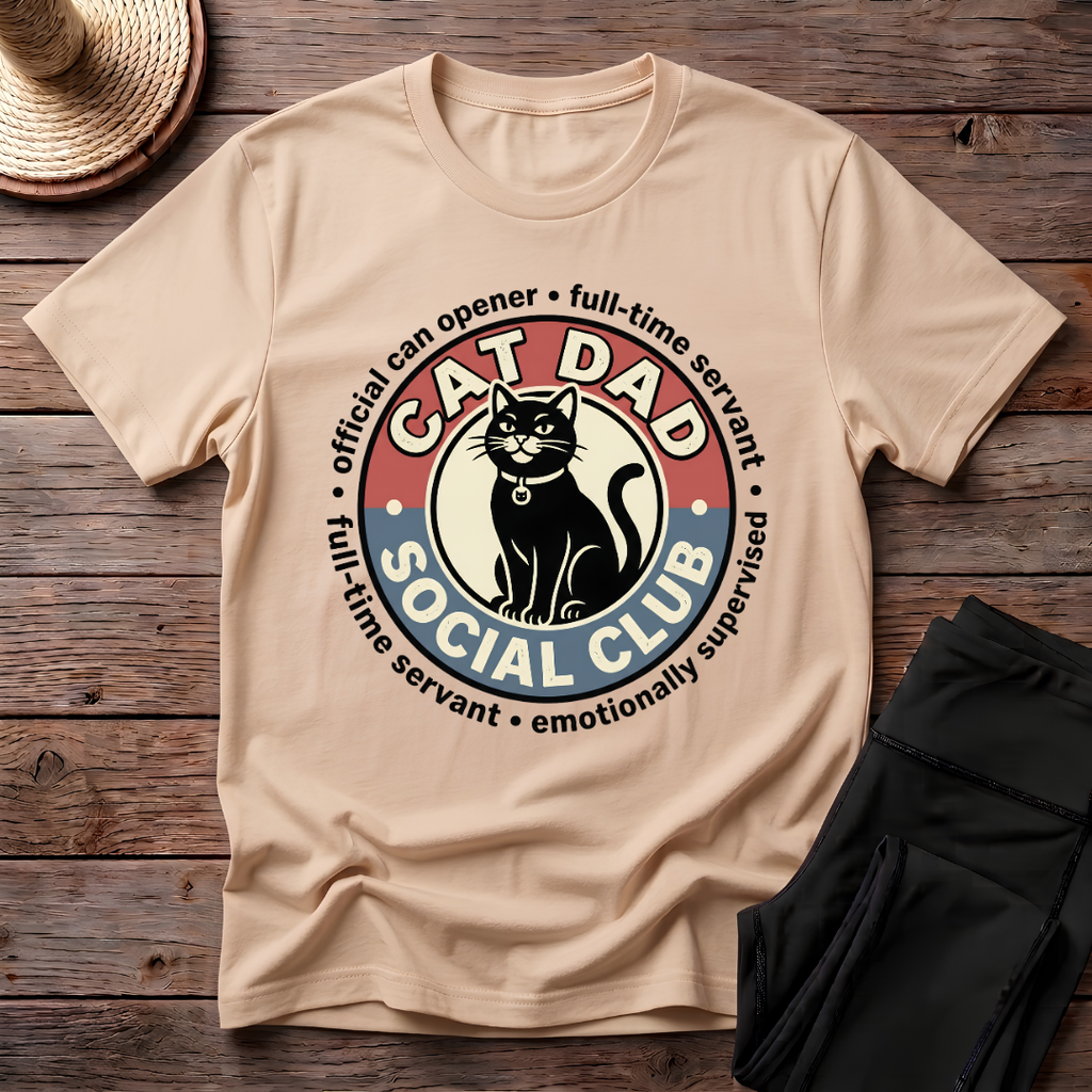 Cat Dad Social Club T-Shirt