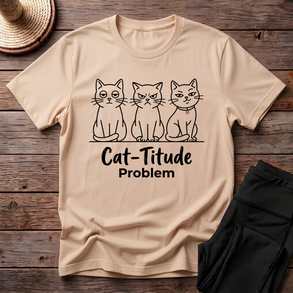 Cat-titude Problem T-Shirt