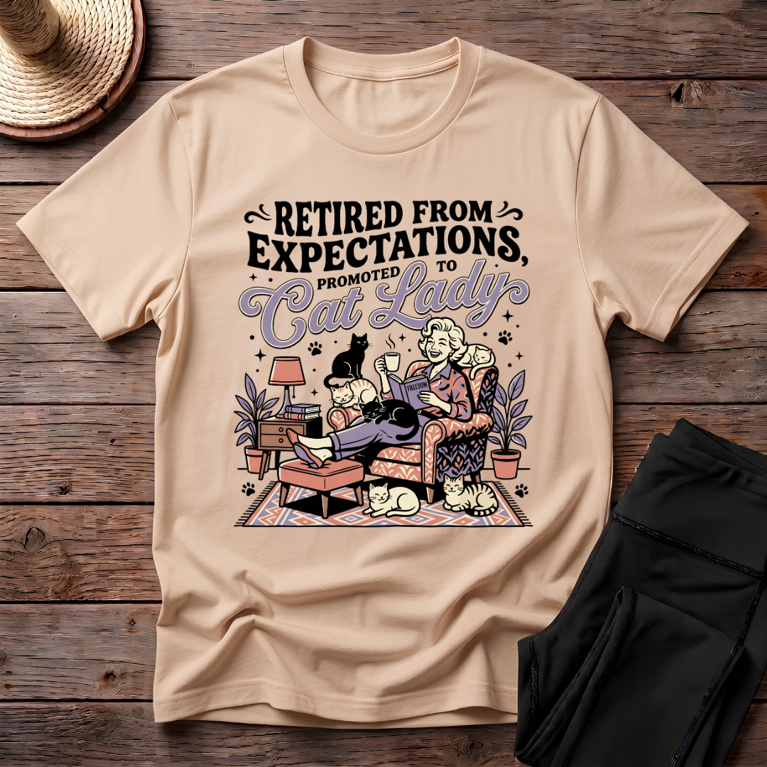 Promoted To Cat Lady T-Shirt