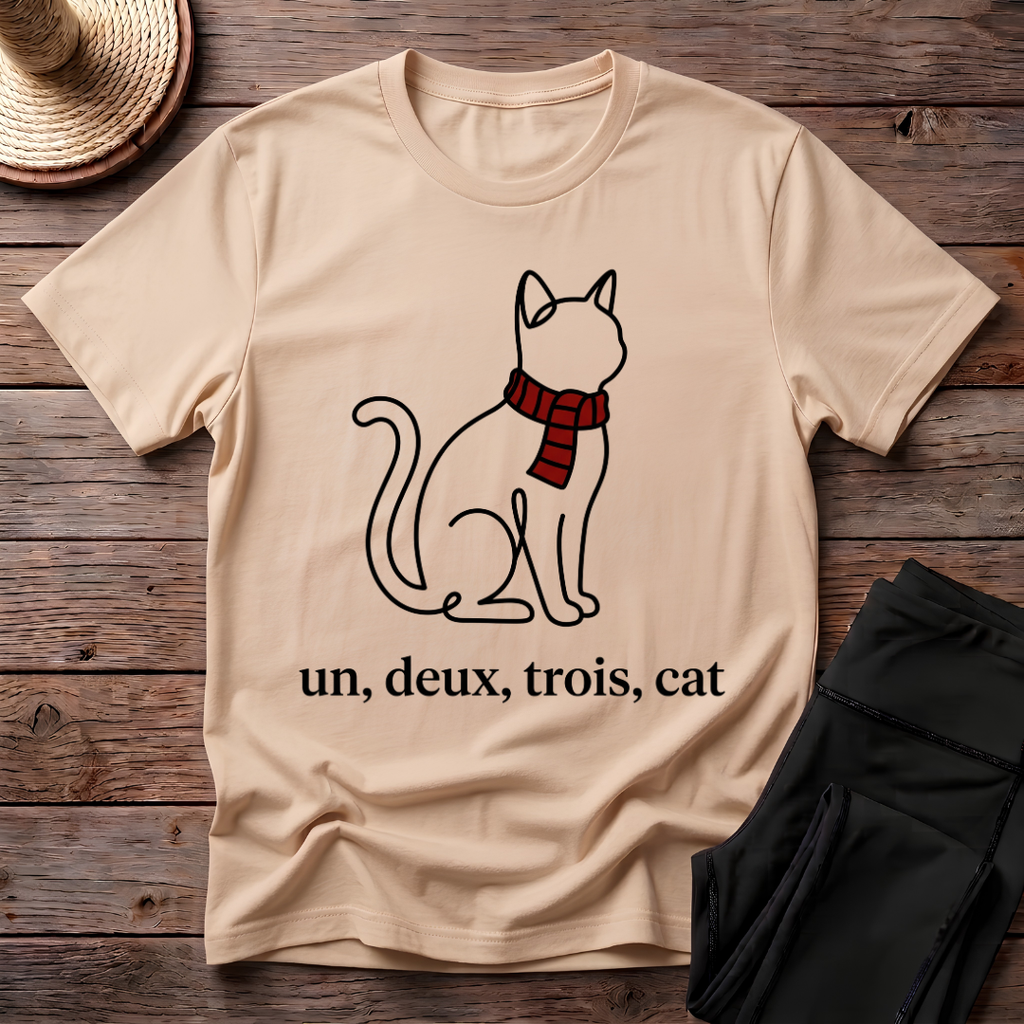 Un, Deux, Trois, Cat T-Shirt