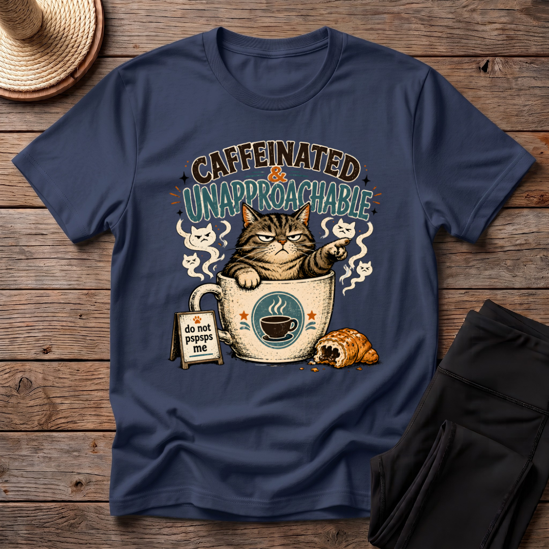 Caffeinated & Unapproachable T-Shirt