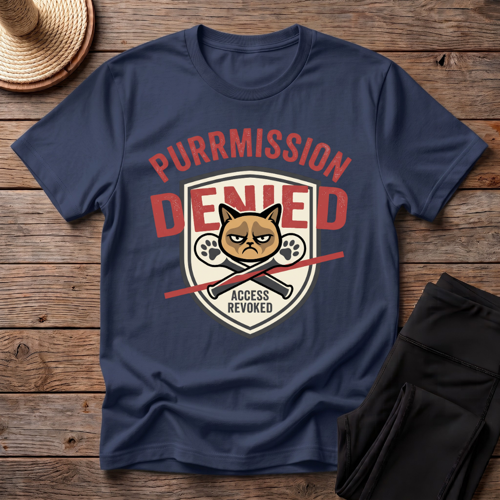 Purrmission Denied T-Shirt