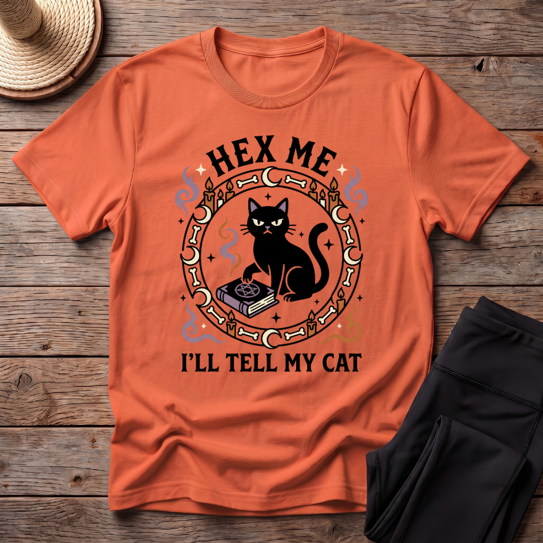 Hex Me, I'll Tell My Cat T-Shirt
