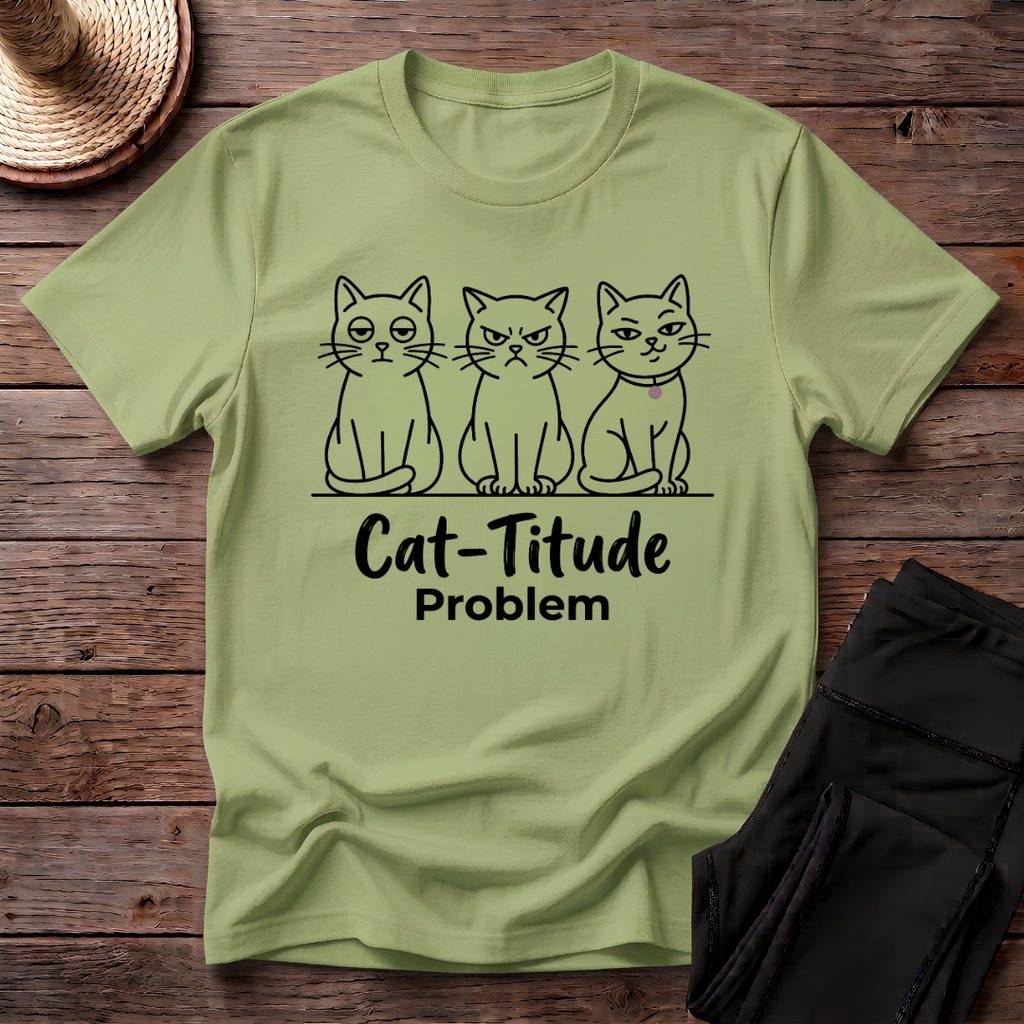 Cat-titude Problem T-Shirt