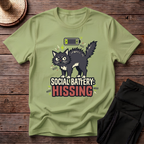 Social Battery: Hissing T-Shirt