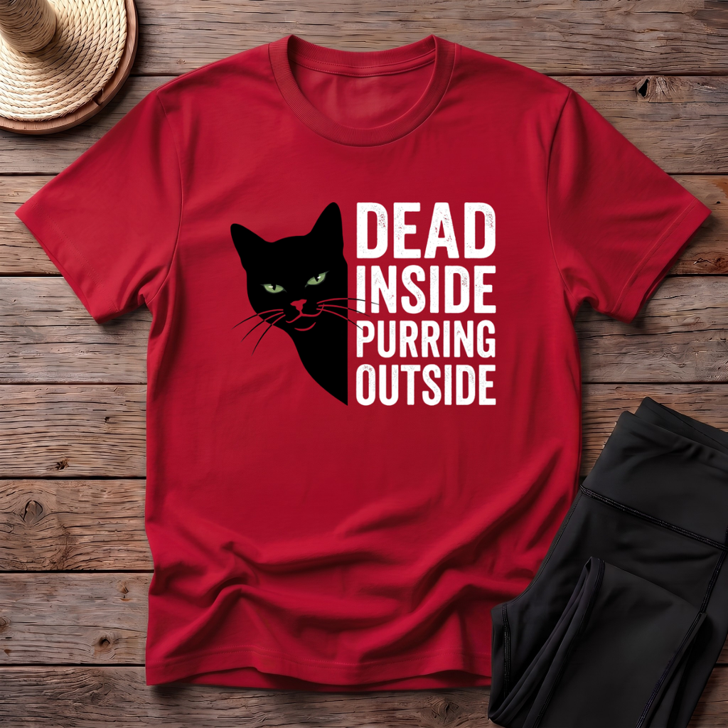 Dead Inside Purring Outside T-Shirt