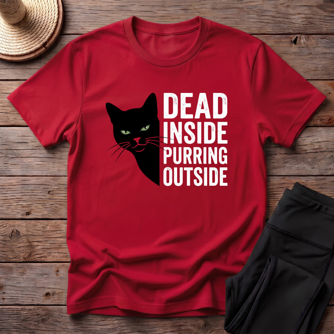 Dead Inside Purring Outside T-Shirt