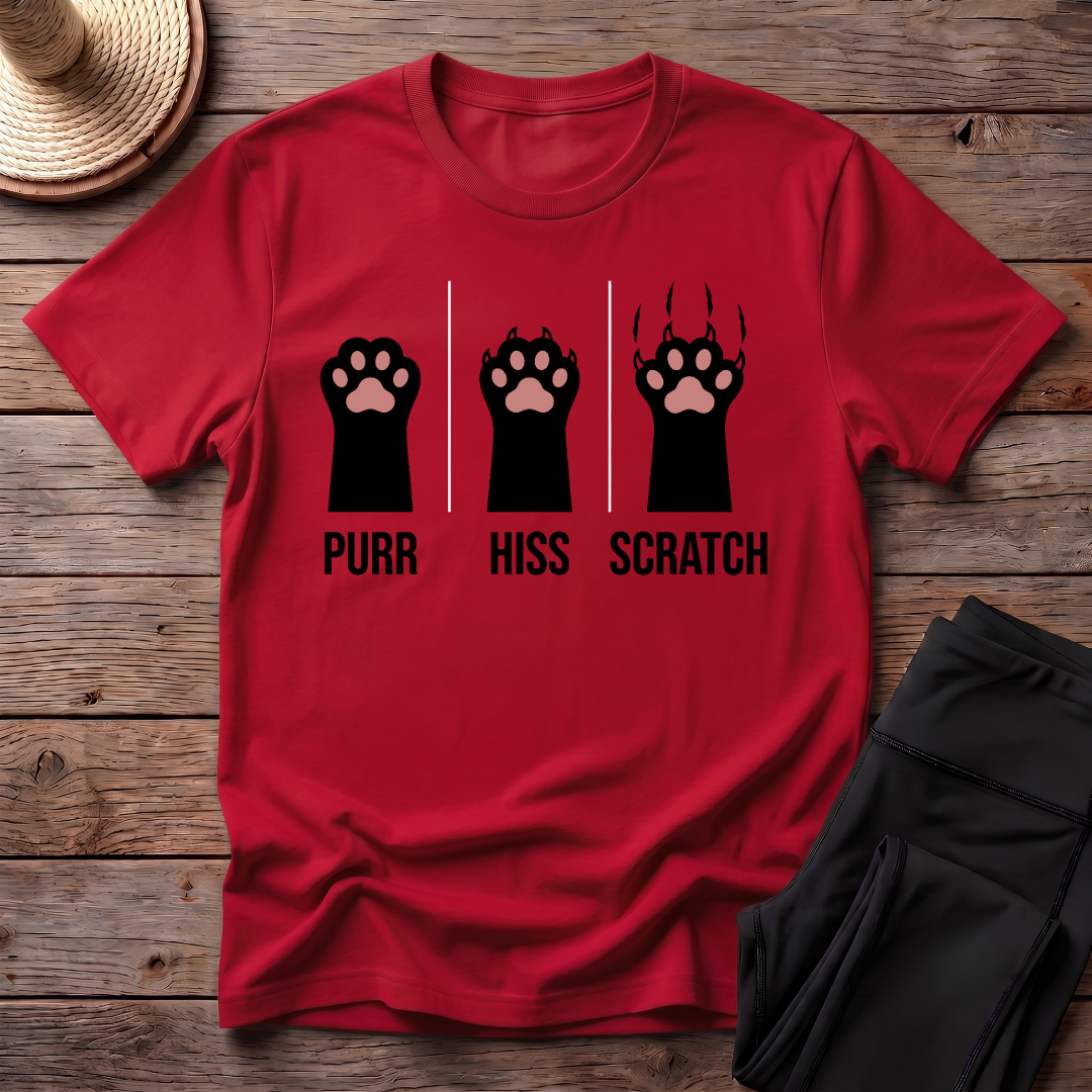 Purr Hiss Scratch T-Shirt