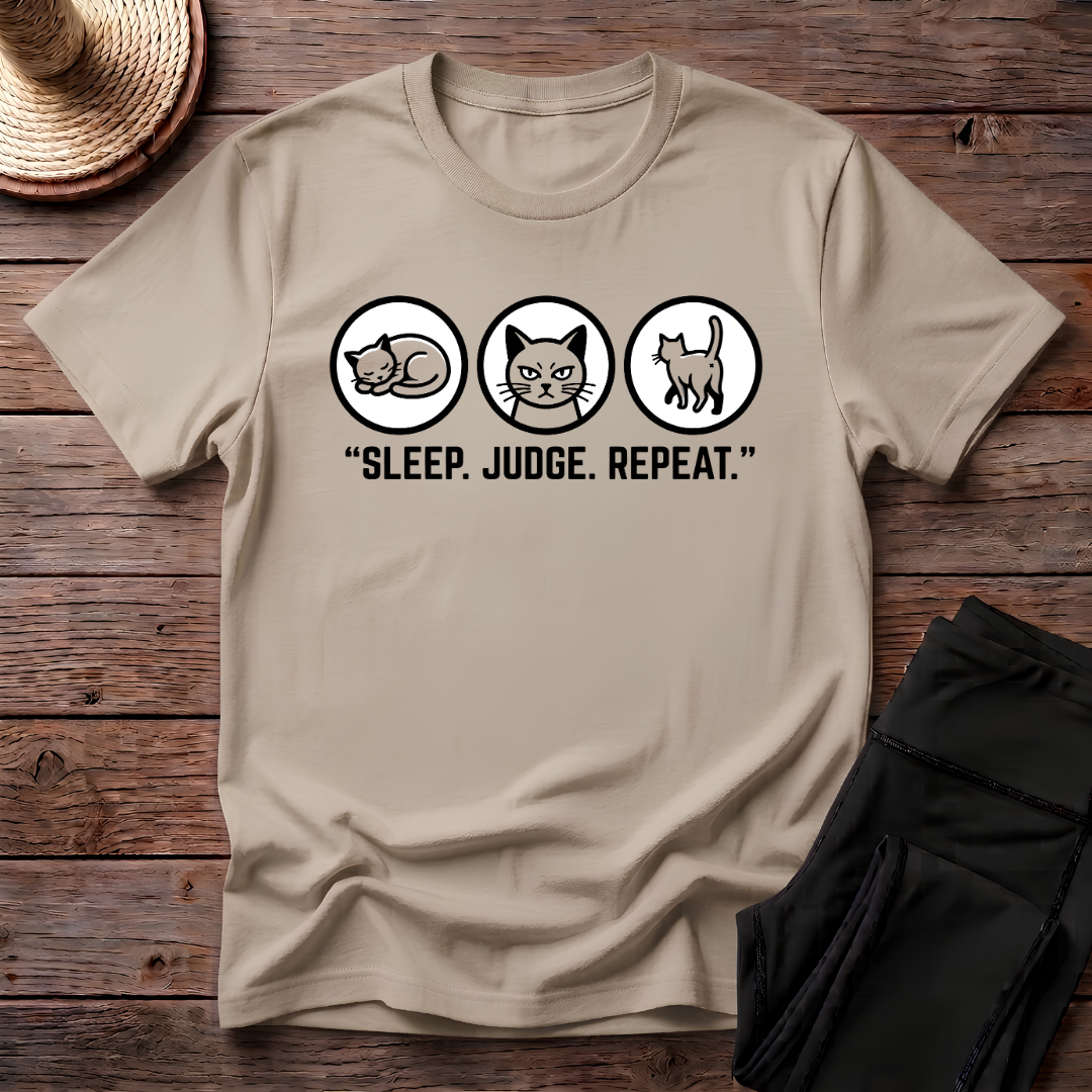 Sleep Judge Repeat T-Shirt