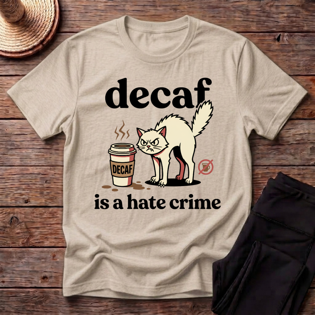 Decaf Is A Hate Crime T-Shirt