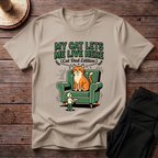 My Cat Lets Me Live Here T-Shirt