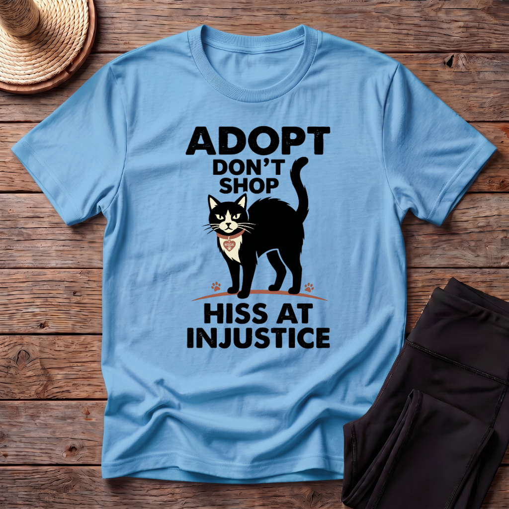 Adopt Don't Shop Hiss At Injustice T-Shirt