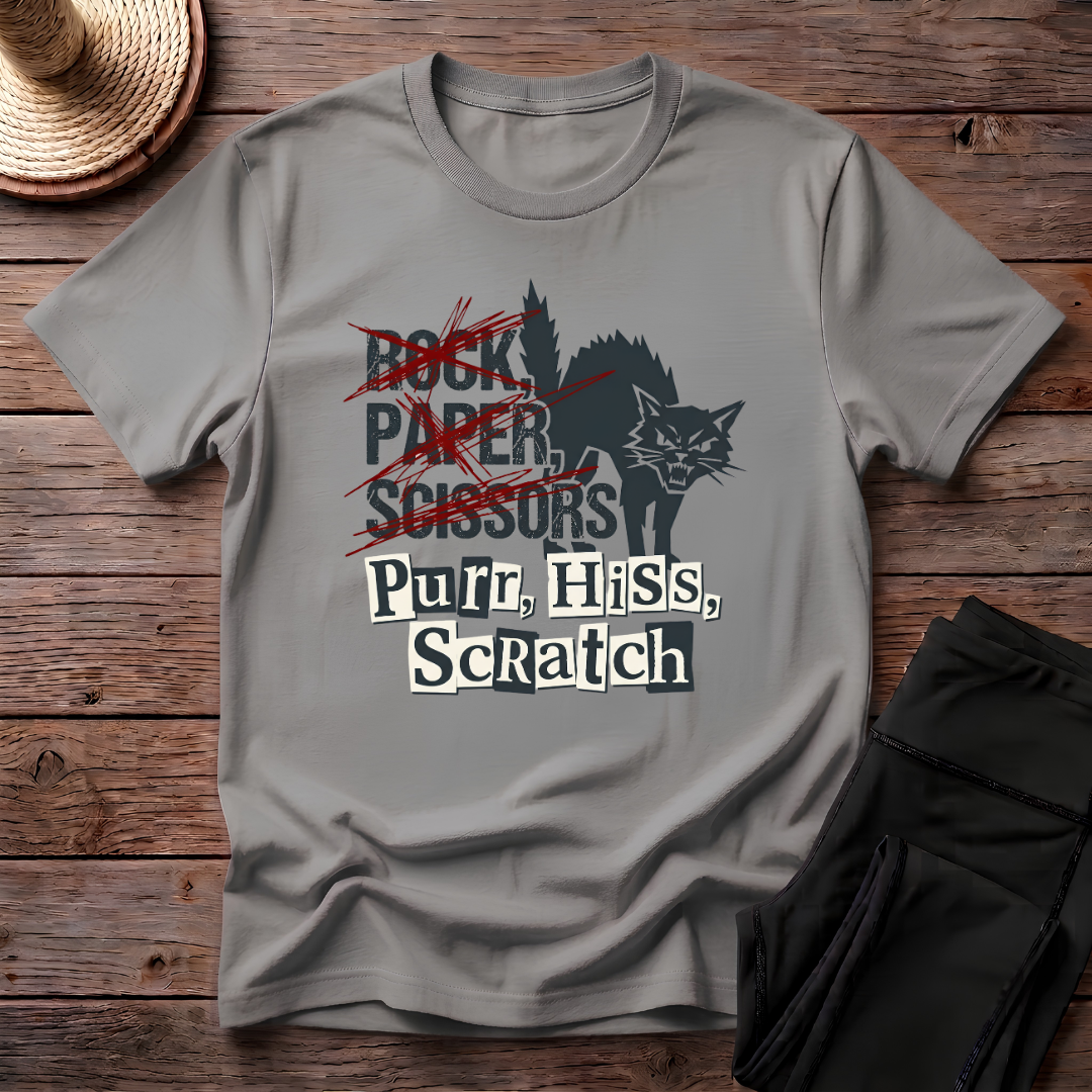 Purr Hiss Scratch T-Shirt