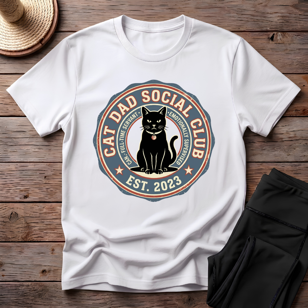 Cat Dad Social Club T-Shirt
