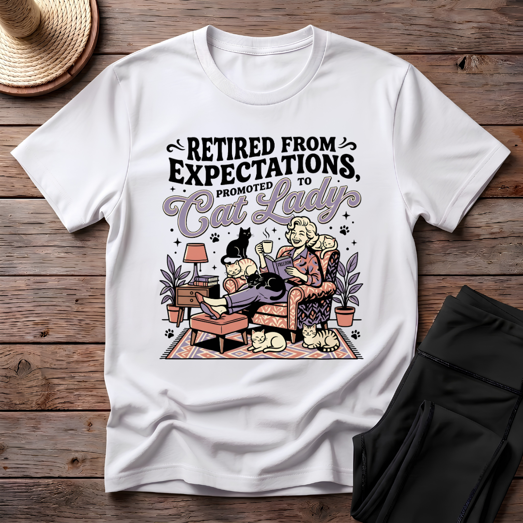 Promoted To Cat Lady T-Shirt