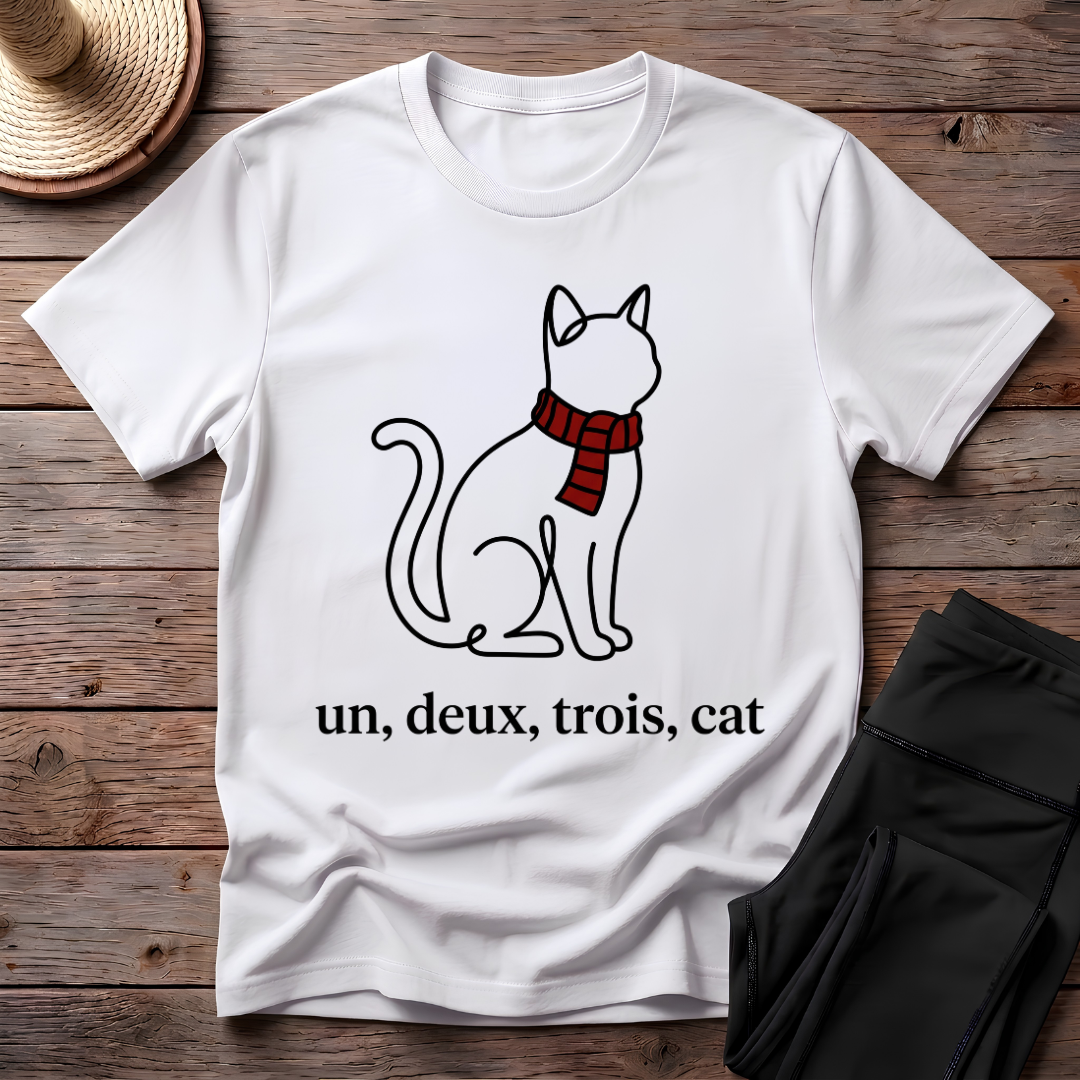 Un, Deux, Trois, Cat T-Shirt