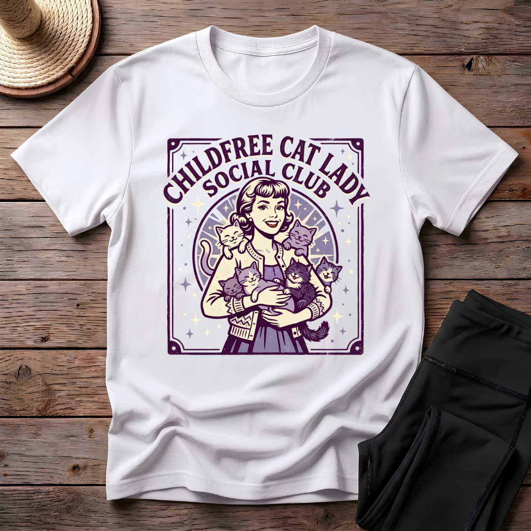 Childfree Cat Lady T-Shirt