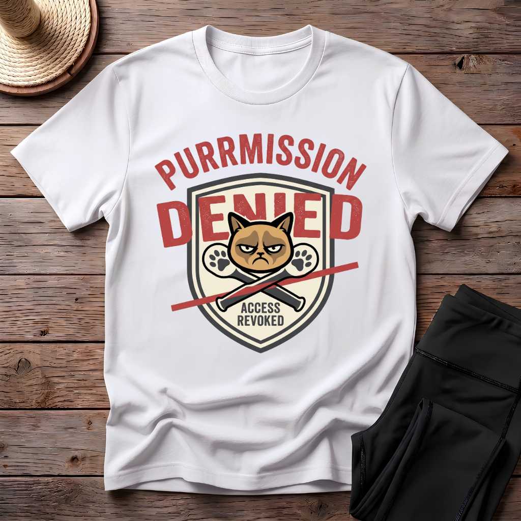Purrmission Denied T-Shirt