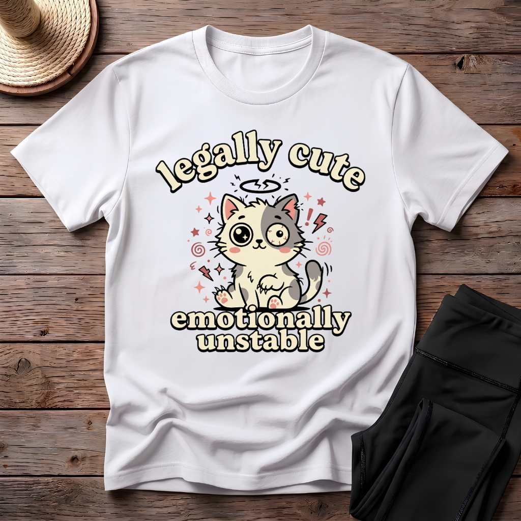 Legally Cute Emotionally Unstable T-Shirt