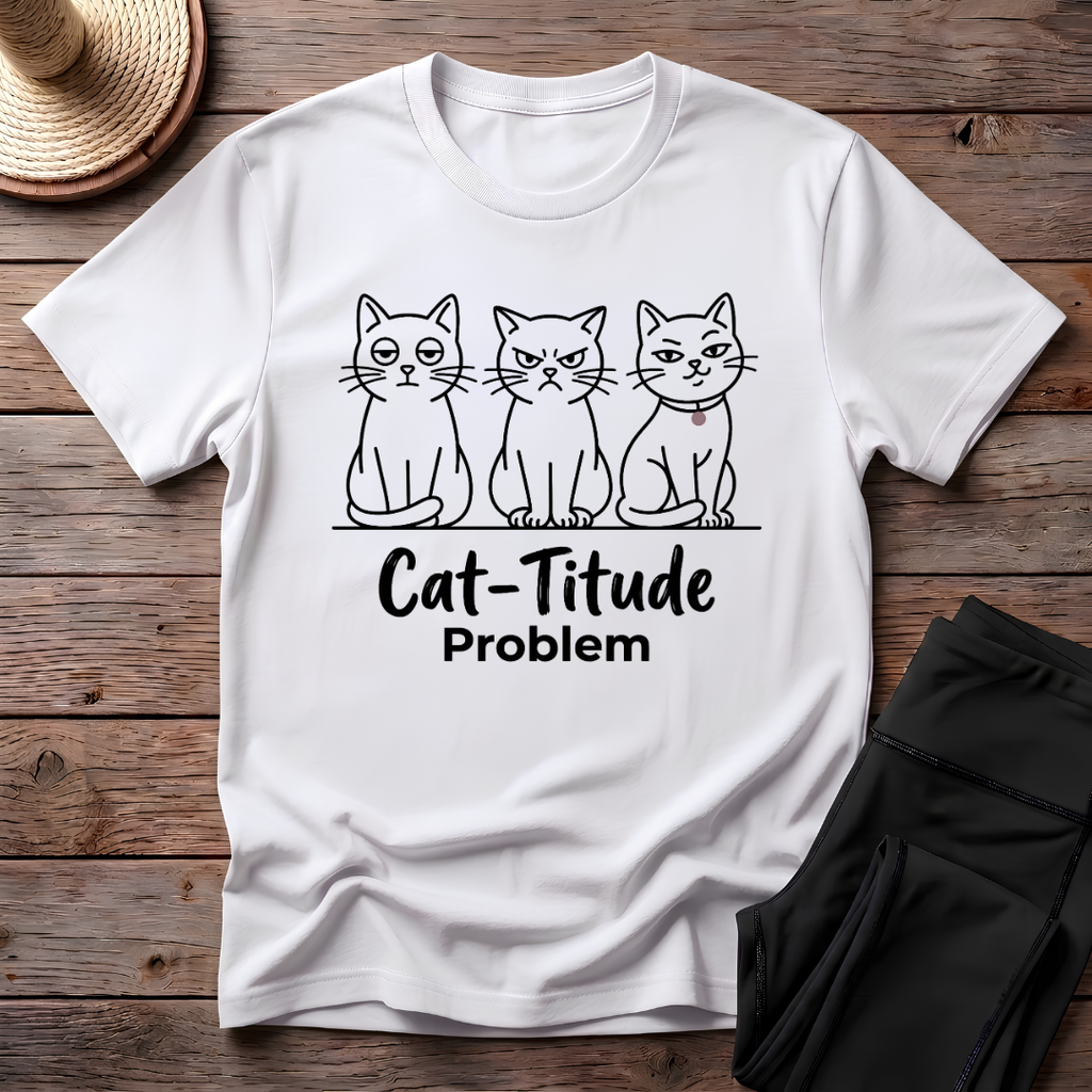 Cat-titude Problem T-Shirt