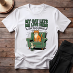 My Cat Lets Me Live Here T-Shirt