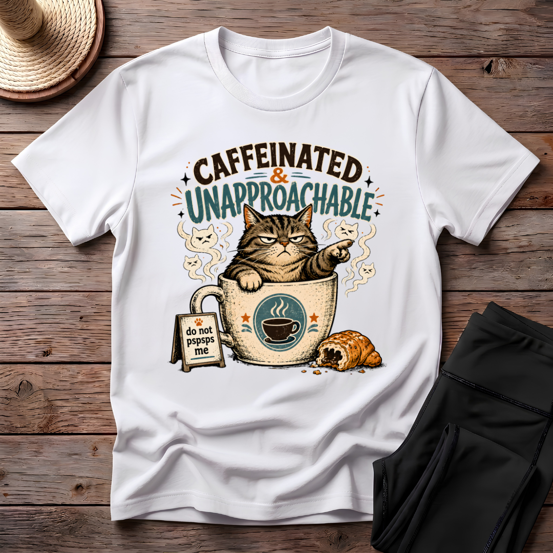 Caffeinated & Unapproachable T-Shirt