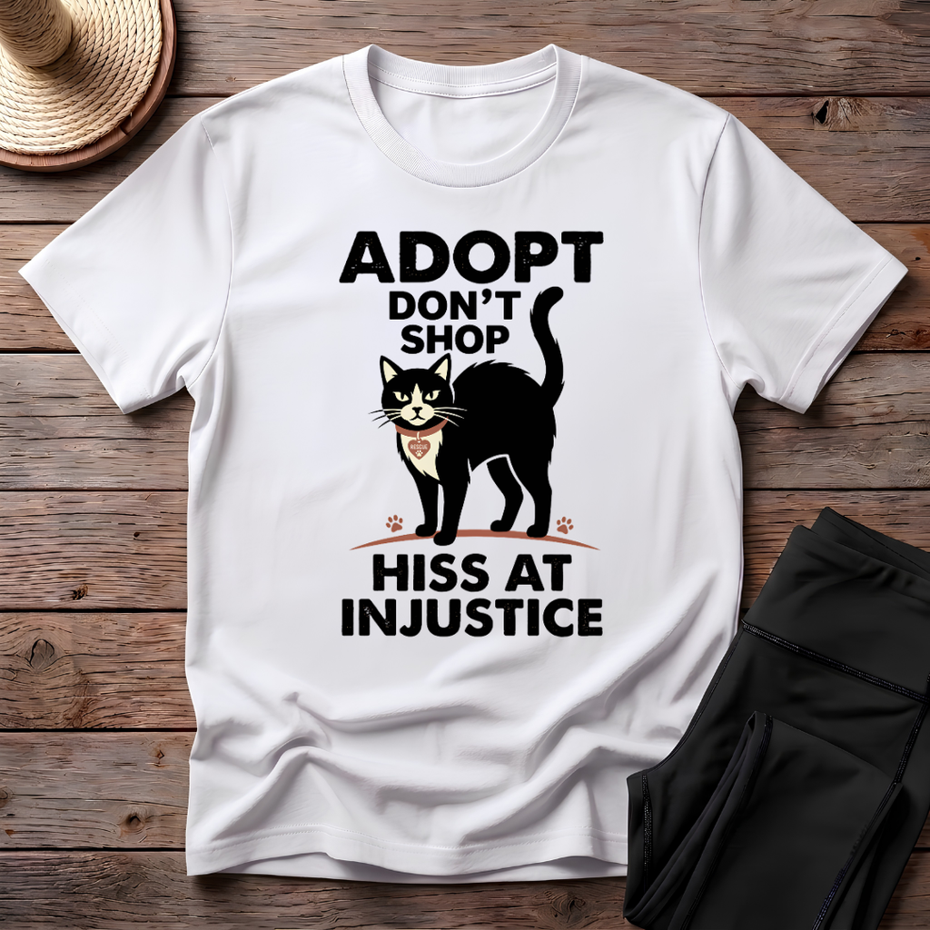 Adopt Don't Shop Hiss At Injustice T-Shirt