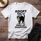 Adopt Don't Shop Hiss At Injustice T-Shirt